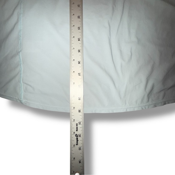 ZELLA Nova Perforated Racerback Tank - Blue Sterling Plus 2X - Picture 15 of 15